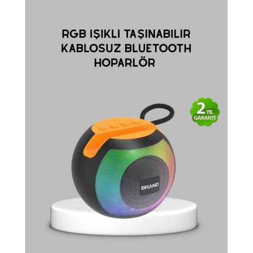 Bluetooth 5.0 Hoparlör – Rgb Işıklı, Güçlü Bas Ve 360° Surround Ses