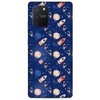 Samsung Galaxy S10 Lite Uyumlu Kılıf Mavi Delisi (30) Silicone Case Galaksi