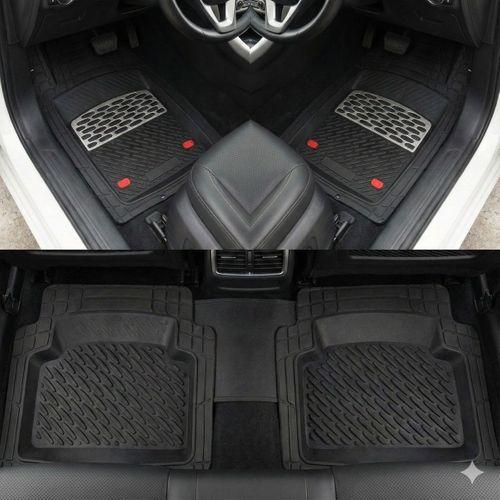 Safir Tofaş Uyumlu Doğan Havuzlu Universal Paspas Krom Karbon Parça