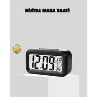 Fotoselli Dijital Masa Saati Aydınlatmalı Alarm Ve Tarih Göstergeli