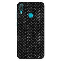 Huawei Y7 2019 Kılıf Dragons (2) Kabı Ejderha Deri Siyah