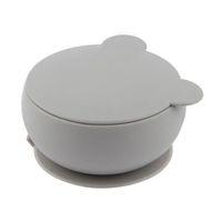 OiOi OiOi Silikon Kapaklı Kase Powder Grey