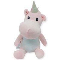 Peluş Sevimli Hayvanlar 20 cm - Açık Pembe Unicorn