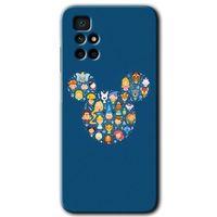 Potkal Hediye Fabrikası Xiaomi Redmi 10 Kılıf HD Desen Baskılı Arka Kapak - Mickey
