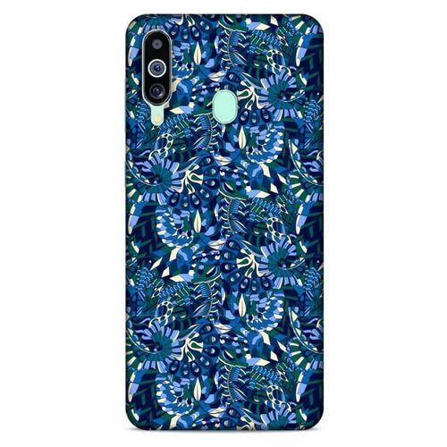 Samsung Galaxy M40 Uyumlu Kılıf Mavi Delisi (41) Tank Kılıf Çiçek