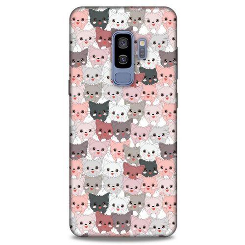 Lopard Samsung Galaxy S9 Plus Uyumlu Kılıf Kediler (31) TPU Kılıf Minikler