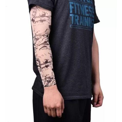 Giyilebilir Kol Dövmesi Çorap Dövme 3d Baskılı Kol Bacak Dövme 2 Adet Model 25