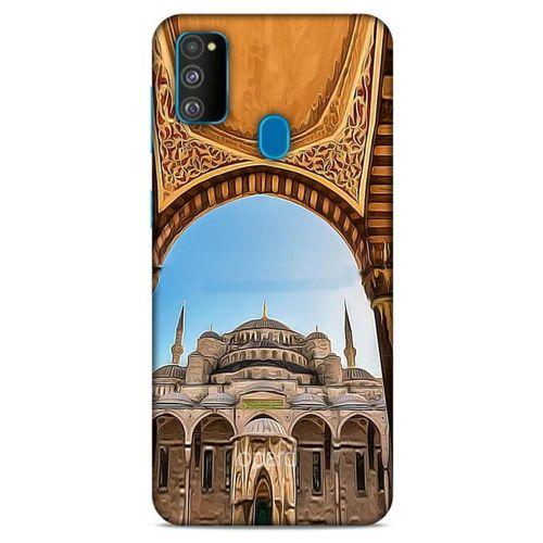 Samsung Galaxy M30s Kılıf Dünya Mimarisi (13) Silikon Kap Sultanahmet Camii