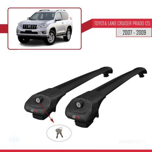 Toyota Land Cruiser Prado (J125) 2007-2009 Arası ile uyumlu ACE-1 Ara Atkı Tavan Barı SİYAH