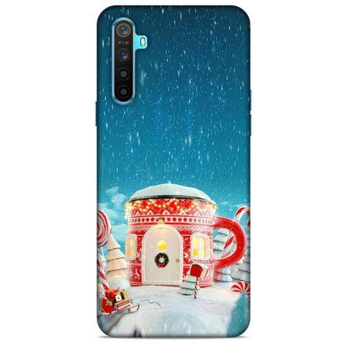 Oppo Realme 6i Kılıf Snowix (3) Kapak Kırmızı Mavi
