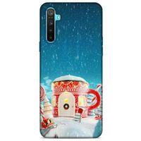 Oppo Realme 6i Kılıf Snowix (3) Kapak Kırmızı Mavi