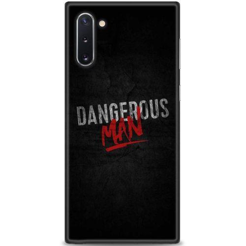 Samsung Galaxy Note 10 Kılıf HD Baskılı Kılıf - Dangerous Man + Tam Ekran Koruyucu