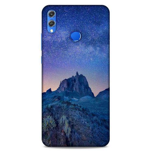 Lopard Huawei Honor 8x Uyumlu Kılıf Gece'S (40) Fit Silikon Kılıf Mavi Gece