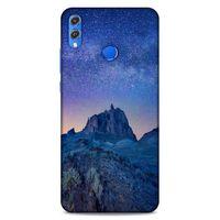 Lopard Huawei Honor 8x Uyumlu Kılıf Gece'S (40) Fit Silikon Kılıf Mavi Gece