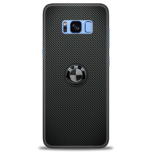 Samsung Galaxy S8 Kılıf HD Baskılı Kılıf - Bmw Siyah + Tam Ekran Koruyucu