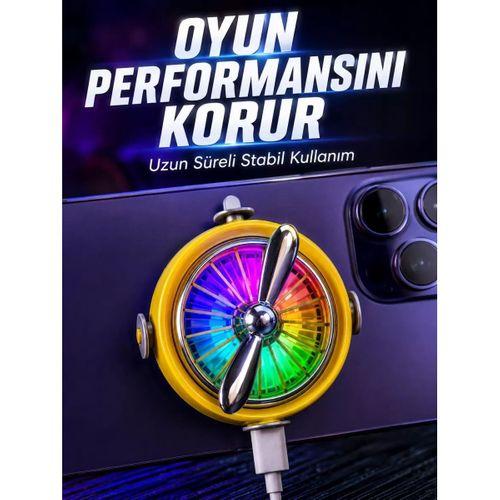 Telefon İçin Rgb Led Manyetik Soğutma Fanı