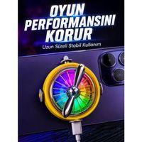 Telefon İçin Rgb Led Manyetik Soğutma Fanı
