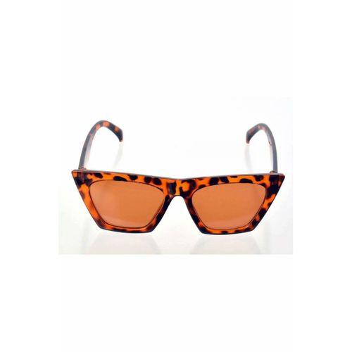 Leopar Çerçeve Cat Eye Kadın Güneş Gözlüğü - Moda Gözlük