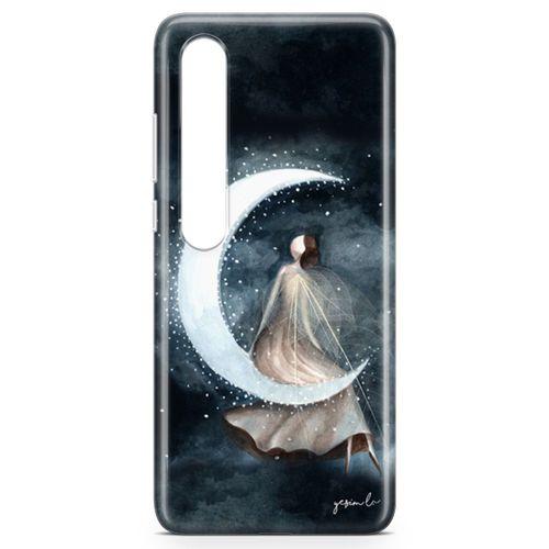 Xiaomi Mi 10 Pro Kılıf Ay Peri Arka Kapak Koruma Desenli Full Koruyucu