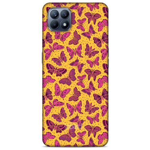 Huawei P40 Lite Kılıf Kelebek Etkisi (27) Tasarımlı Kılıf Karışık Renkli