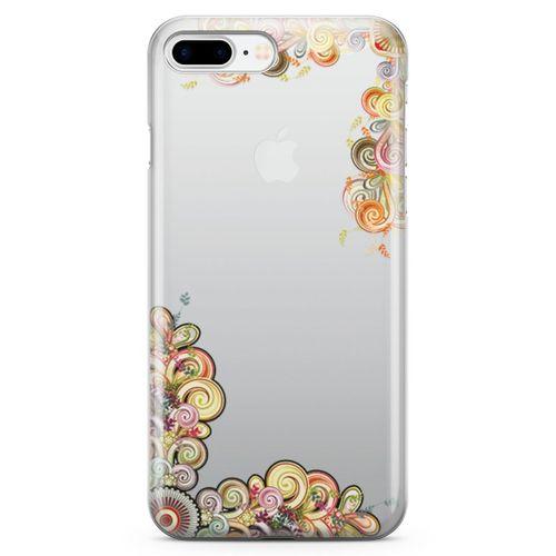 Apple iPhone 7 Plus Kılıf El İşi Süsler Arka Kapak Koruma Desenli Full Koruyucu