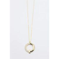 Taşlı Kolye - Altın