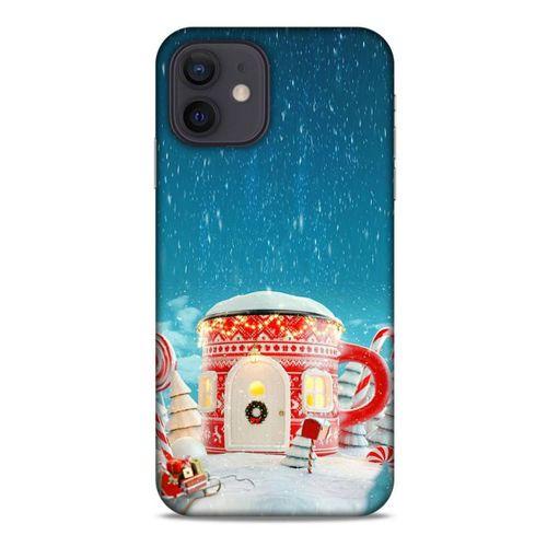 Apple iPhone 12 Kılıf Snowix (3) Kapak Kırmızı Mavi