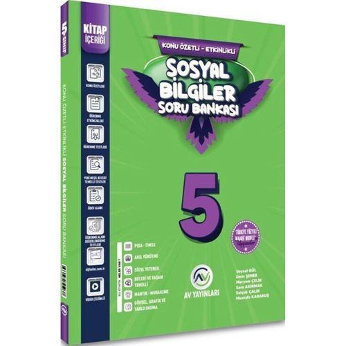 5. Sınıf Sosyal Bilgiler Kazanım Etkinlikli Soru Bankası Av Yayınları