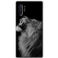 Potkal Hediye Fabrikası Samsung Galaxy Note 10 Plus Kılıf HD Desen Baskılı Arka Kapak - Lion