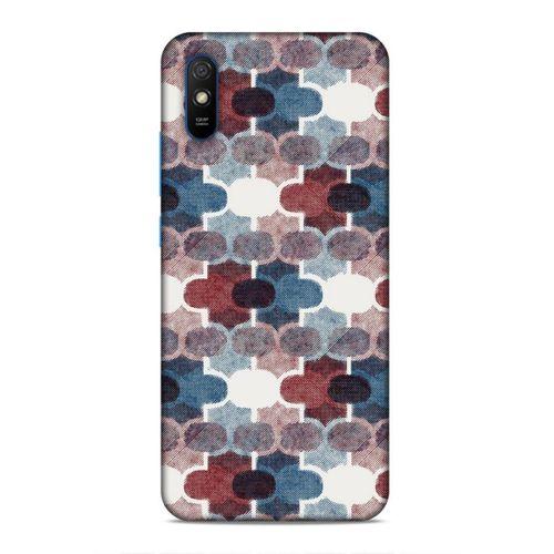 Xiaomi Redmi 9A Uyumlu Kılıf Romans (7) Telefon Kılıfı Bordo Mavi