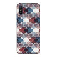 Xiaomi Redmi 9A Uyumlu Kılıf Romans (7) Telefon Kılıfı Bordo Mavi