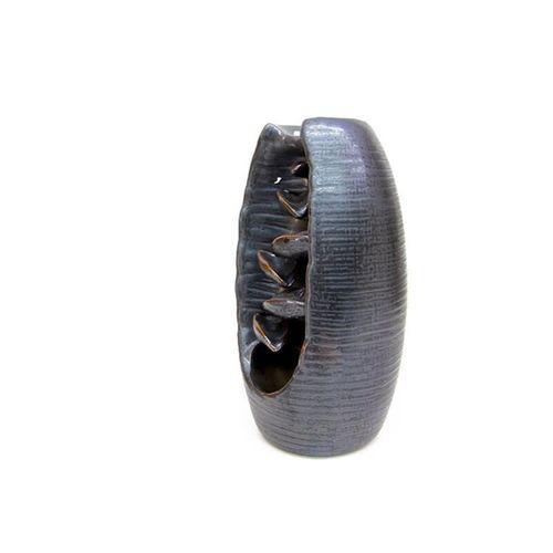 Seramik Bronz Yaprak Desen Geri Akışlı Tütsülük