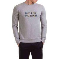 Doctor Stange Baskılı Gri Erkek Sweatshirt