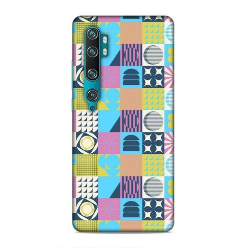 Xiaomi Mi Cc9 Pro Uyumlu Kılıf Insomnia (43) Thin Fit Kılıf Mavi Sarı