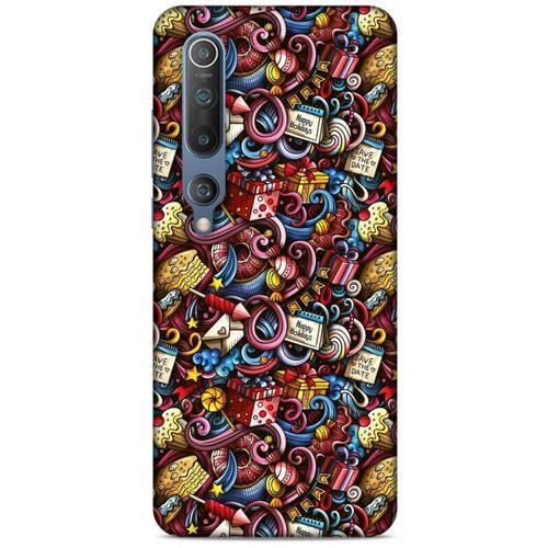 Graffitix (47) Desenli Silikon Kapak Xiaomi Mi 10 Kılıf