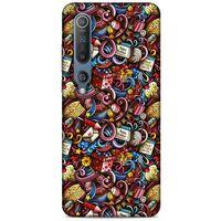 Graffitix (47) Desenli Silikon Kapak Xiaomi Mi 10 Kılıf