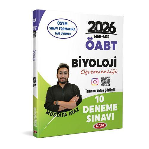 2026 MEB AGS ÖABT Biyoloji Öğretmenliği Tamamı Video Çözümlü 10 Deneme Sınavı Data Yayınları