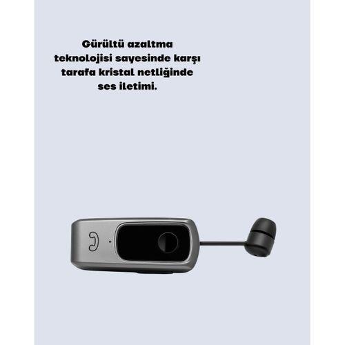 Geri Çekilebilir Kablolu Bluetooth İş Kulaklığı