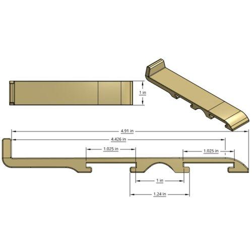 SSE18 Uzatılmış Makaralı Tutucu 3D Baskı (Bu ürün Sadece Plastik parçadır - Almadan Önce Soru Sorabilirsiniz)