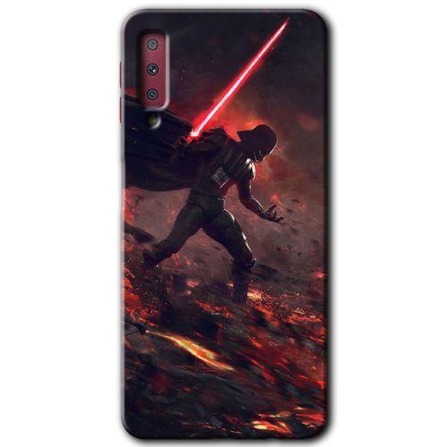 Galaxy A7 2018 Kılıf HD Desen Baskılı Arka Kapak - Darh Vader Wars