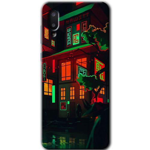 Samsung Galaxy A02 Kılıf Baskılı Kapak - China Street +Tam Kaplayan Mat Seramik