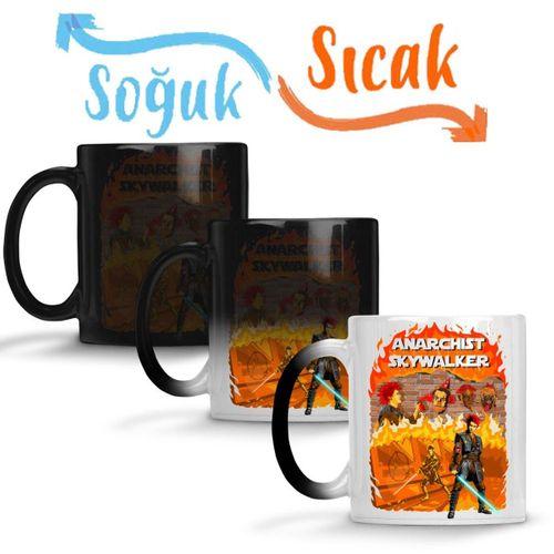 Anarchist Skywalker Star Wars Sihirli Kupa Bardak Porselen