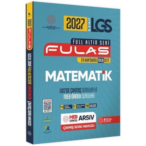 2027 8 Sınıf Full LGS Altın Seri (FULAS) MATEMATİK MEB Çıkmış Soru Bankası Modüler Seti Çözümlü