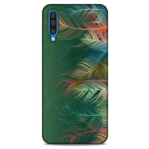 Samsung Galaxy A30s Kılıf Desenli Özel Seri Tüyler (31) TPU Kılıf