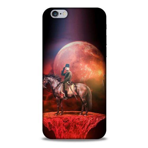 Apple Iphone 6S Kılıf Atatürk (49) Ultra Silikon Kılıf Uzay