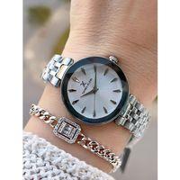 Daniel Klein Çelik Kordonlu 2 Yıl Garantili 3 Atm Suya Dayanıklı Kadın Kol Saati+Bileklik BD.10105.1