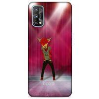 Oppo Realme 7 Pro Kılıf FunnyMaX (27) Tasarımlı Kılıf Fuşya