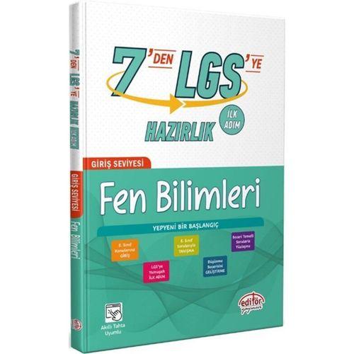 7 den LGS ye Hazırlık Fen Bilimleri Editör Yayınları