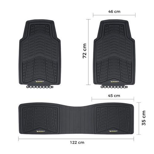 Michelin MC33863 Tüm Araçlara Uyumlu 3 Parça Üniversal 3D Havuzlu Oto Paspas