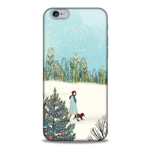 Apple Iphone 6 Kılıf Snowix (44) Tough Armor Kılıf Beyaz Açık Mavi